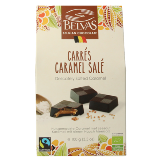 Belvas Belvas Chocolate Negro con Caramelo Ligeramente Salado Bio 100 g