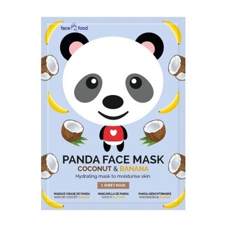 Montagne Masque en tissu Panda Montagne coco & banane 1 pièce