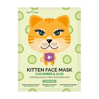 Montagne Mascarilla facial en lámina Montagne Kitten pepino y aloe 1 unidad
