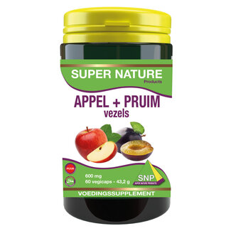 SNP SNP Fibras de manzana y ciruela 600 mg puro 60 cápsulas vegetales