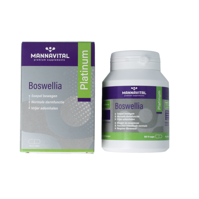Mannavital Boswellia platinum 60 Cápsulas vegetarianas