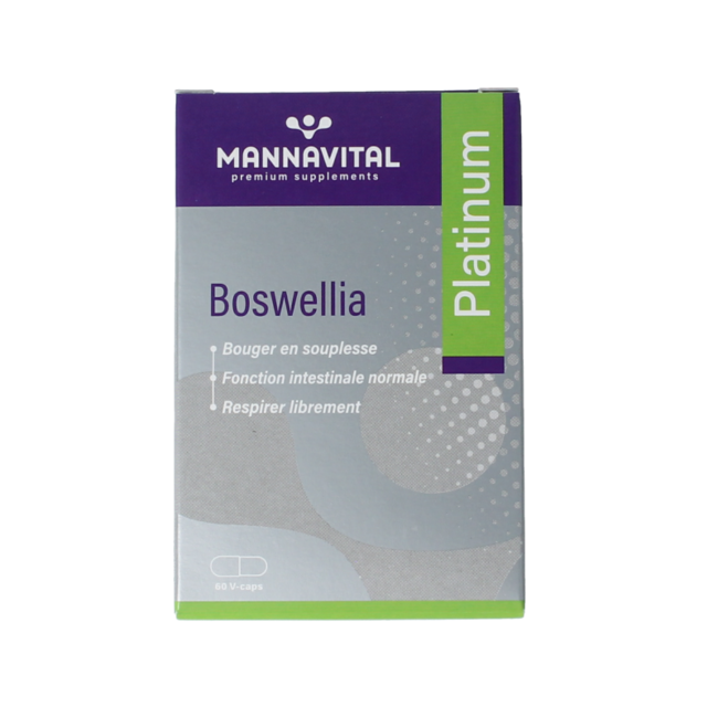 Mannavital Boswellia platinum 60 Cápsulas vegetarianas