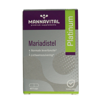 Mannavital Mannavital Cardo Mariano Platinum 60 capsule vegetali
