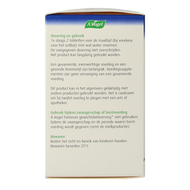 Famosan Menopausia control de peso 60 comprimidos