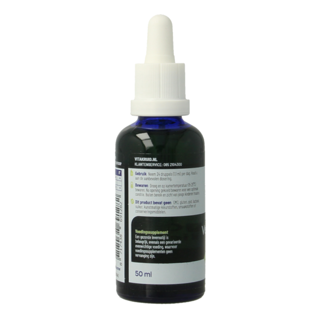 Vitakruid Vegan Omega 3 Algenöl 1250 Triglyceride 500 DHA 50 Milliliter