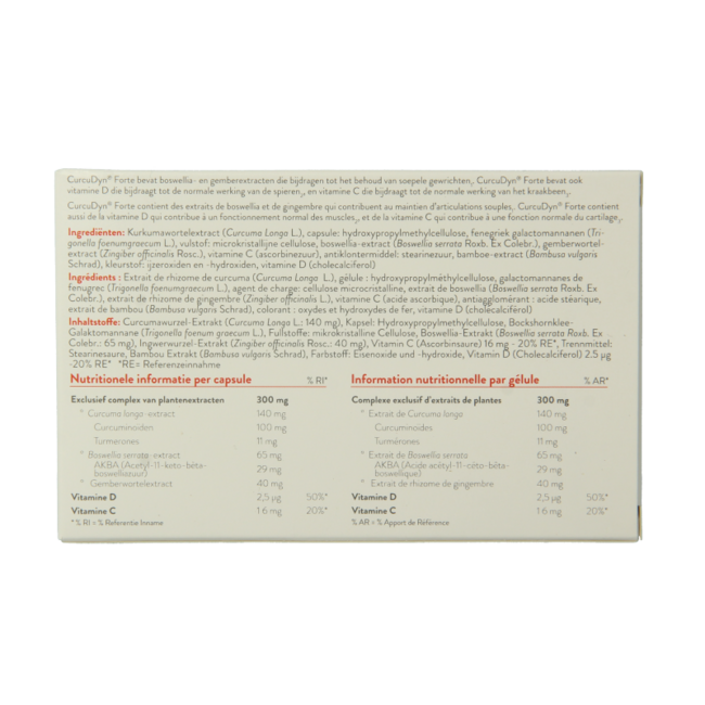 Metagenics Curcudyn forte 30 Cápsulas