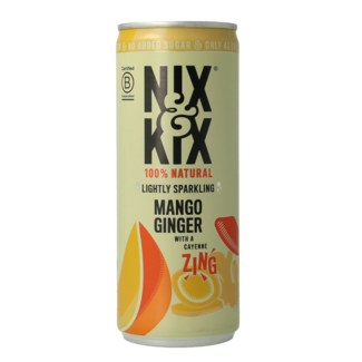 Nix & Kix Lata de mango y jengibre 250 mililitros