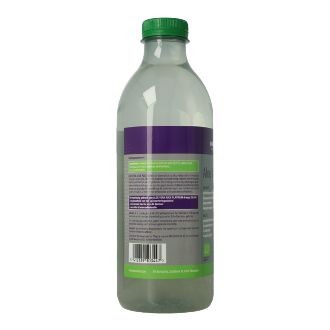 Mannavital Aloe Vera Saft Bio 1 Liter