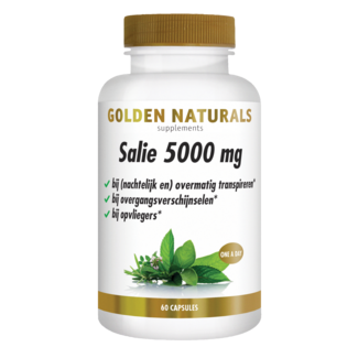 Golden Naturals Golden Naturals Sauge 5000 mg 60 gélules