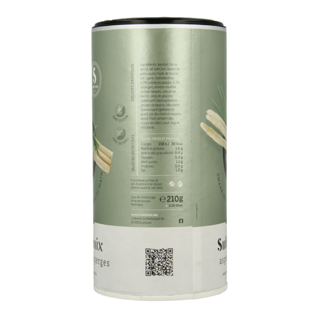 Soupe d'asperges sans gluten 210 g