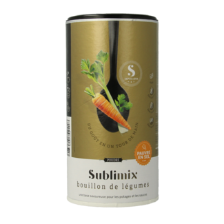 Sublimix Sublimix Caldo de verduras bajo en sal sin gluten 260 gramos