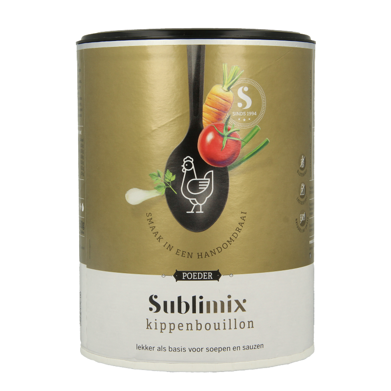 Sublimix Brodo di Pollo Sublimix senza glutine 550 Grammi