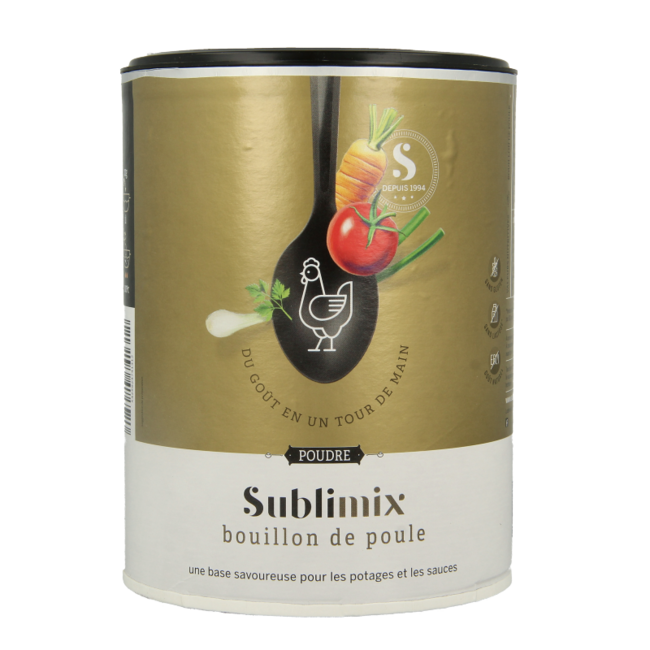 Sublimix Caldo de pollo sin gluten 550 gramos