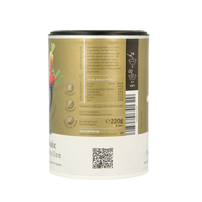 Hühnerbrühe glutenfrei 220 Gramm