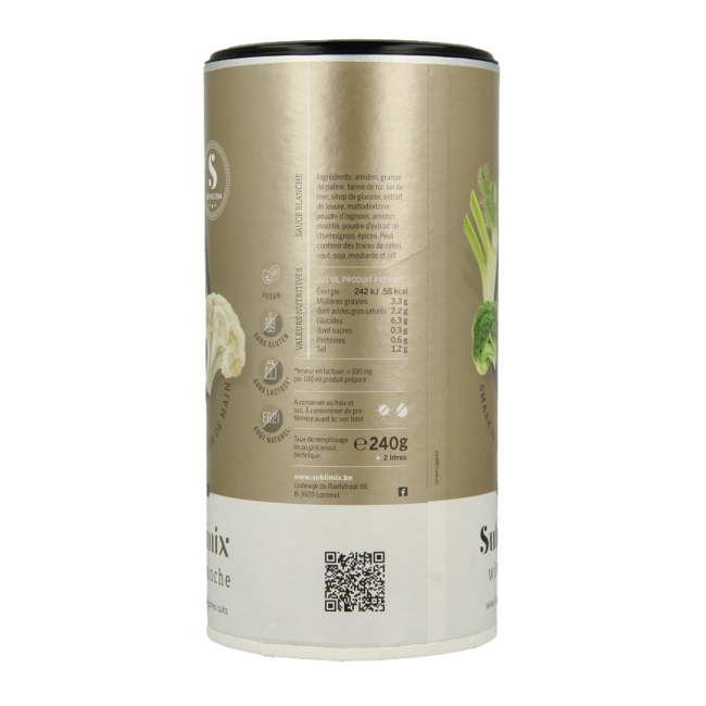 Sublimix Weiße Soße glutenfrei 240 Gramm