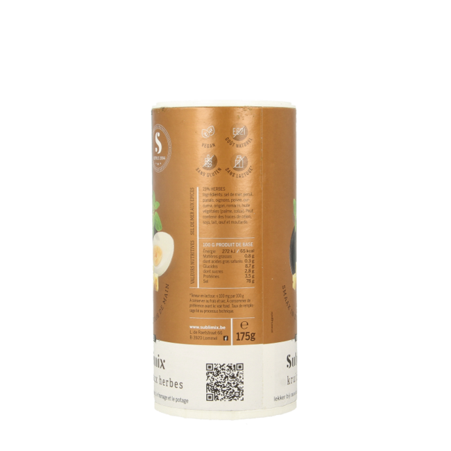 Sublimix Kruidenzout glutenvrij 175 Gram
