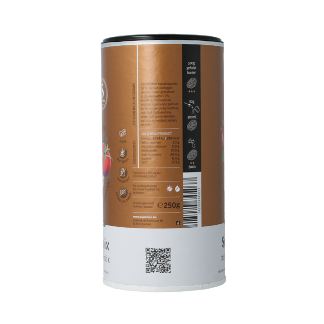 Sublimix Mezcla para boloñesa sin gluten 250 gramos