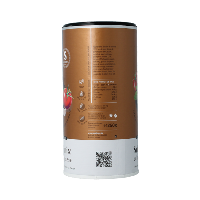 Sublimix Mezcla para boloñesa sin gluten 250 gramos
