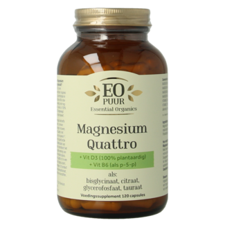 Essential Organ Magnesium quattro puur 120 cápsulas vegetarianas