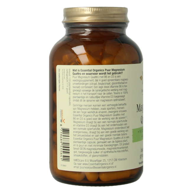 Magnesium quattro puur 120 Vegetarische Kapseln