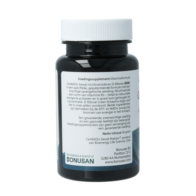 CerNADin con RiaGev™ 500mg 60 cápsulas vegetales