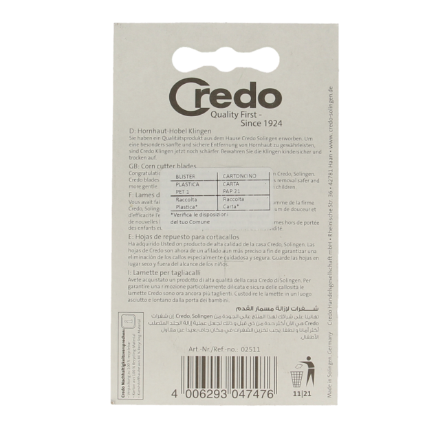 Credo Blades 20 Pieces