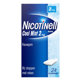 Nicotinell Kaugummi Cool Mint 2 mg 24 Stück