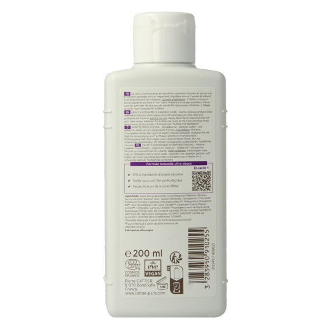 Cattier Gynea Intimhygiene Reinigungspflege 200 Milliliter