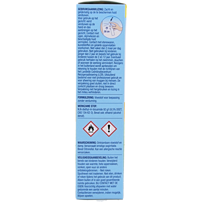 Azaron Spray Anti-Zanzare 9,5% DEET 100 Millilitri