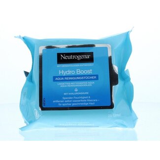 Neutrogena Neutrogena Hydra boost wipes  25 Stuks