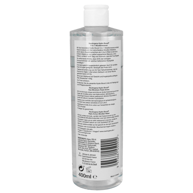 Neutrogena Hydra Boost Micellar Water 400 Millilitres