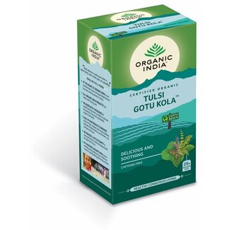 Organic India Organic India Tulsi Gotu Kola tea organic 25 bags