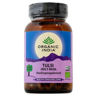 Organic India Organic India Tulsi - holy basil organic 90 Vegetarian capsules