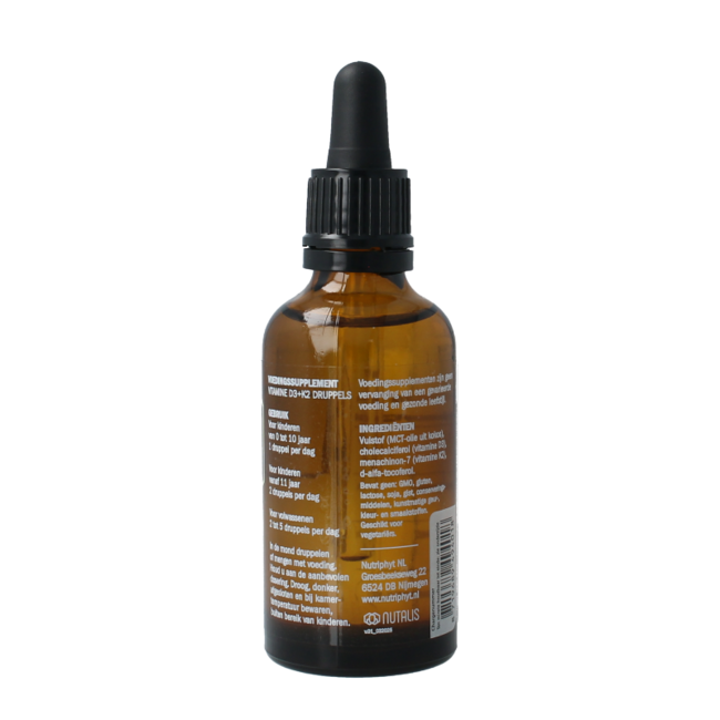 Gotas de vitamina D3 y K2 50 mililitros