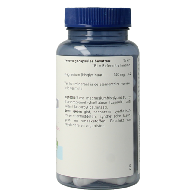 Bisglycinate de magnésium 60 gélules végétales