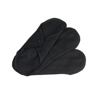 Imsevimse ImseVimse Reusable Sanitary Pads Black Night 3 Pack