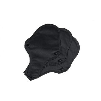 Imsevimse ImseVimse Compresas lavables para tanga negro 3 unidades