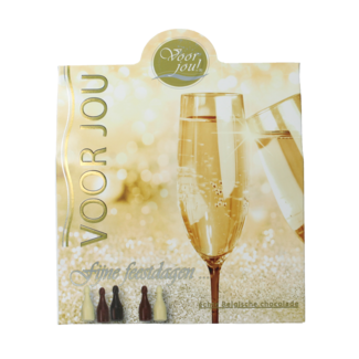 Voor Jou! Cajita de deseos trendy felices fiestas 100 Gramos