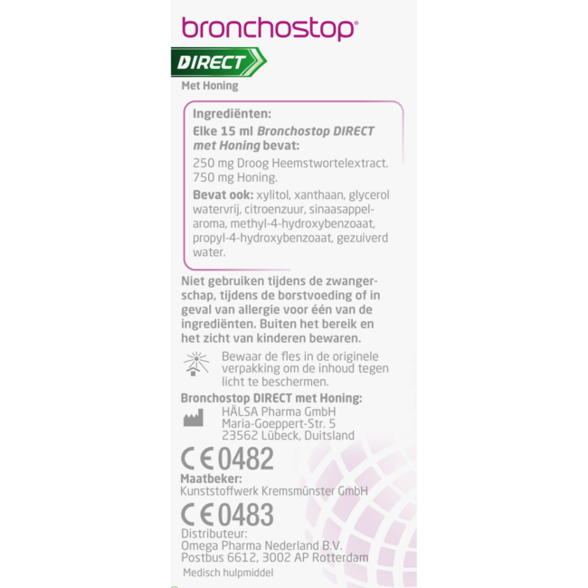 Cough syrup direct with honey 120 Millilitres