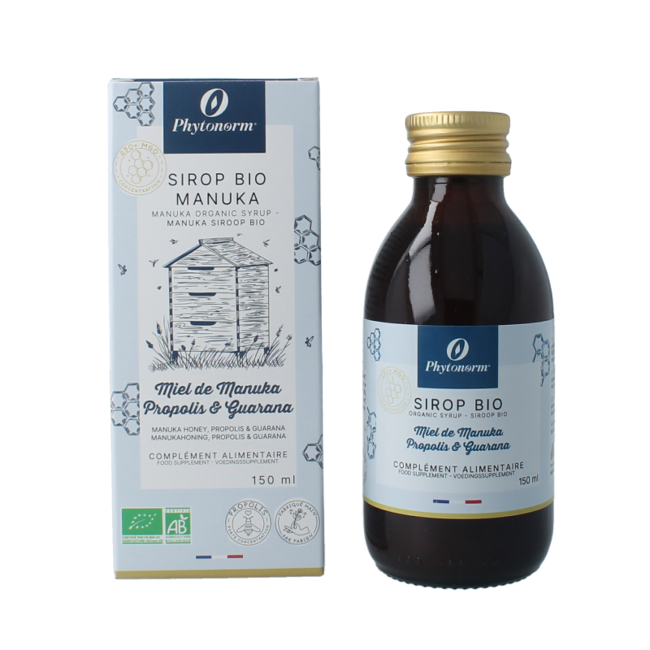 Aprolis Syrop manuka propolis guarana bio 150 mililitrów