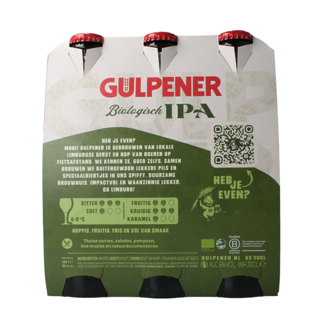 Gulpener Pilsener Ur-Hop 300ml Bio 6 Stück