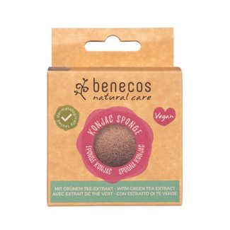 Benecos natural beauty Éponge de konjac naturelle Benecos natural beauty - thé vert 1 pièce