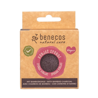 Benecos natural beauty Benecos natural beauty Éponge konjac naturelle - bambou noir 1 pièce