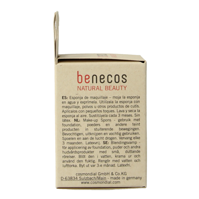 Benecos natural beauty Esponja de maquillaje natural 1 unidad