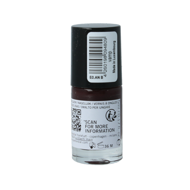 Benecos natural beauty Veganer Nagellack Vamp 20-free pflanzenbasiert 5 Milliliter