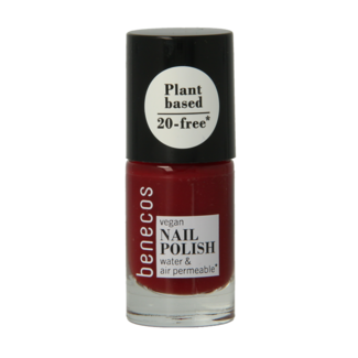 Benecos natural beauty Esmalte de uñas vegano Benecos natural beauty Cherry Red 20-free de base vegetal 5 ml