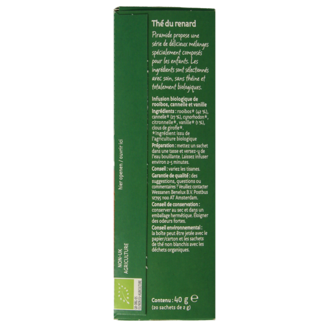 Piramide Füchschen Bio Tee, 20 Beutel