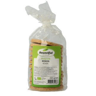 Bountiful Galleta de coco bio 250 gramos