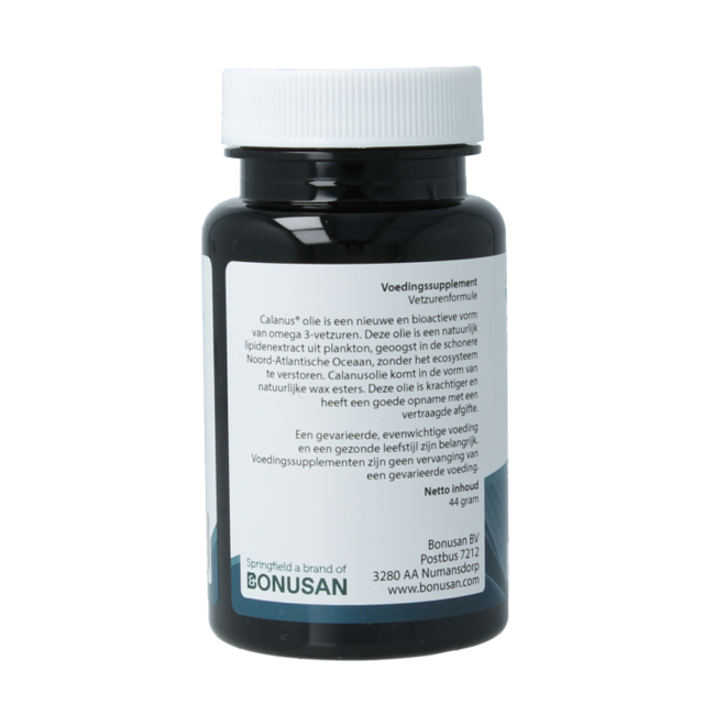 Springfield NourSea calanusolie omega 3 wax esters 60 Softgels