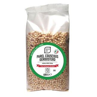 Greenage Greenage Parelcouscous geroosterd bio 400 Gram